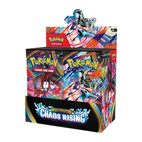 Pokémon Mega Evolution: Chaos Rising Booster Display